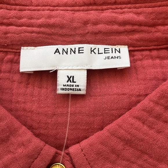 Anne Klein Button Up Shirt Size:XL - Picture 7 of 12